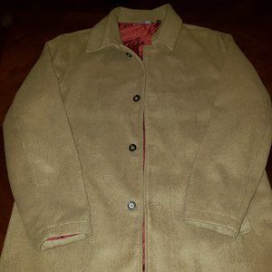 Camel Color Large Pea Coat